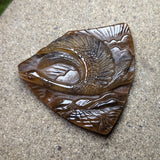 Tiger Eye "Heading South" Carving~CRCRV015