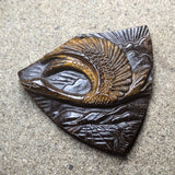 Tiger Eye "Heading South" Carving~CRCRV017
