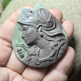 Limestone "The Actress" Carving~CRCRV074