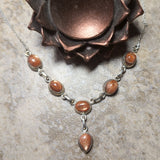 Sunstone Necklace~JSUNNECK