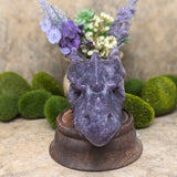 Lepidolite Dragon Skull~CRLLEPDS