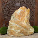 Yellow Calcite Display Carving~CRYCALD1