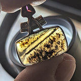 Montana Agate & Garnet Pendant~JSSMAG14