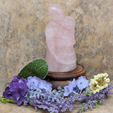 Rose Quartz "Sweethearts" Carving~CRMRQSWT