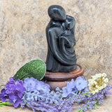 Silver Sheen Obsidian "Sweethearts" Carving~CRSSOSWT
