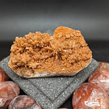 Spiky Red Dogtooth Calcite~CRSRDC09