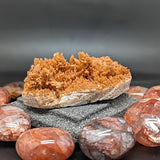 Spiky Red Dogtooth Calcite~CRSRDC09