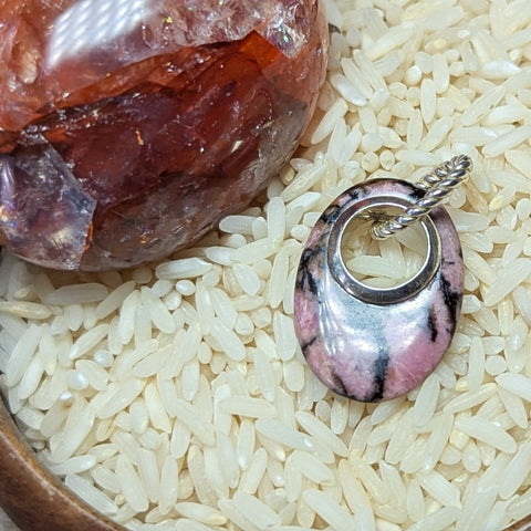 Rhodonite Pendant~JSSRHOD1