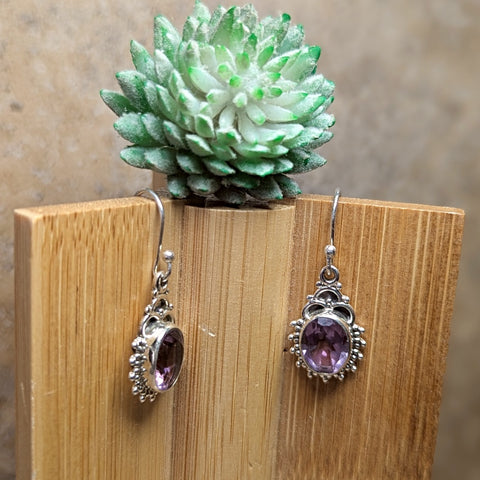 Amethyst Earrings~JSSAMEE1