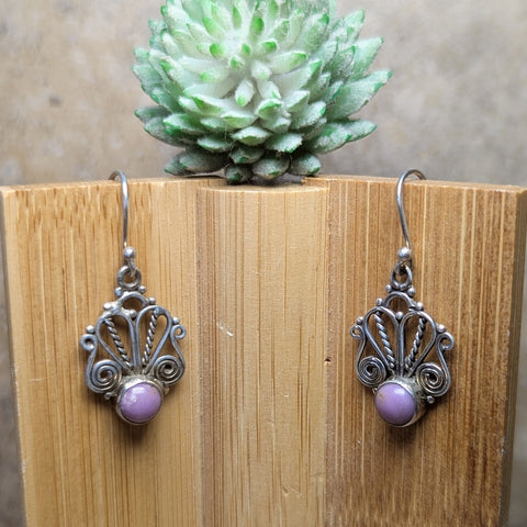 Phosphosiderite (Strengite) Earrings-JSSSTREN