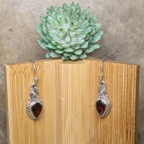 Garnet Earrings~JSSGARNE