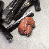 Red Hematoid Quartz Cluster~CRRHQM03