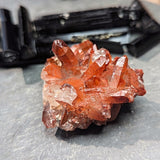 Red Hematoid Quartz Cluster~CRRHQM21