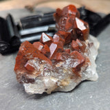 Red Hematoid Quartz Cluster~CRRHQM28