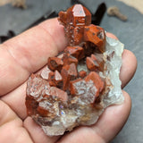 Red Hematoid Quartz Cluster~CRRHQM28