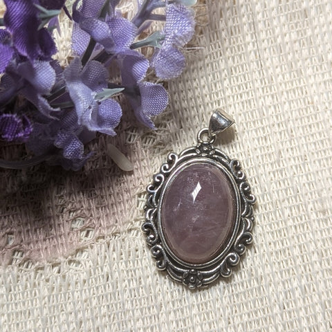 Rose Amethyst Pendant~JRASSP02
