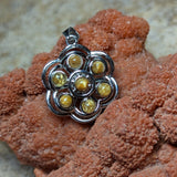 Rutilated Quartz "Spinner" Pendant~JRQPSS01