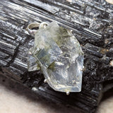 Epidote in Quartz Pendant~JSSEQP01