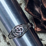 Sanskrit Om Ring #9~JSSR1SOM