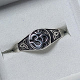 Sanskrit Om Ring #9~JSSR1SOM