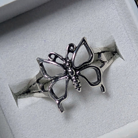 Ornate Butterfly Ring #6~JSSROBFY