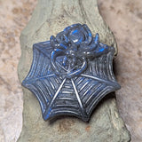 Labradorite Spider Web Carving~CRLABSWB