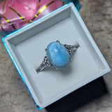Larimar Ring Size 9~JSTLRNG9