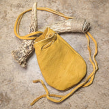Leather Medicine Bag~Mustard~RITLMBMT