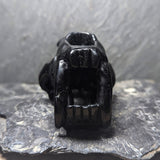 Saber Tooth Tiger Obsidian Carving~CROSSTTC