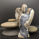 Volcanic Agate Angel carving~CRVAGANG