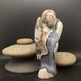 Volcanic Agate Angel carving~CRVAGANG