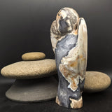 Volcanic Agate Angel carving~CRVAGANG