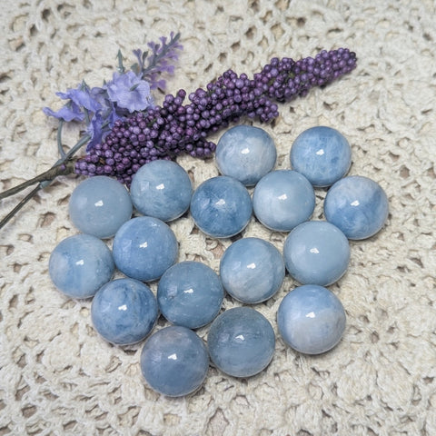 Aquamarine (blue Beryl) Mini Sphere~CRAQMS12