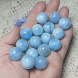 Aquamarine (blue Beryl) Mini Sphere~CRAQMS12