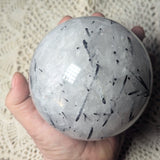 Tourmalinated Quartz Sphere Jumbo~CRTQTZJM