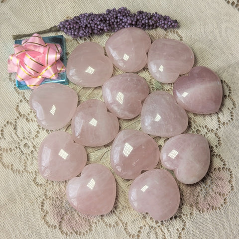 Rose Quartz Heart Medium~CRHTRQMD