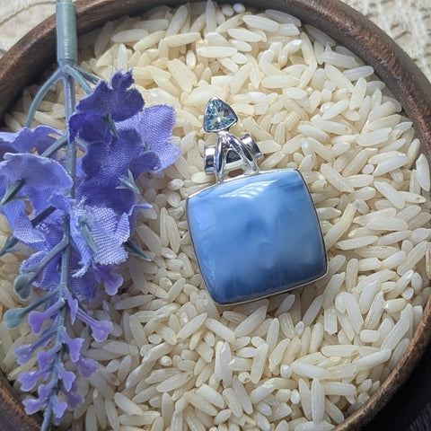 Owhyee Blue Opal Pendant~JSSOOP01