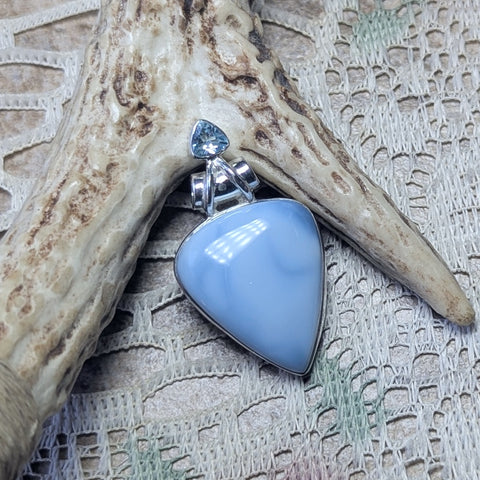 Owhyee Blue Opal Pendant~JSSOOP04