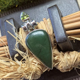 Jade & Peridot Pendant~JSSJADE4