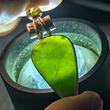 Jade & Peridot Pendant~JSSJADE4