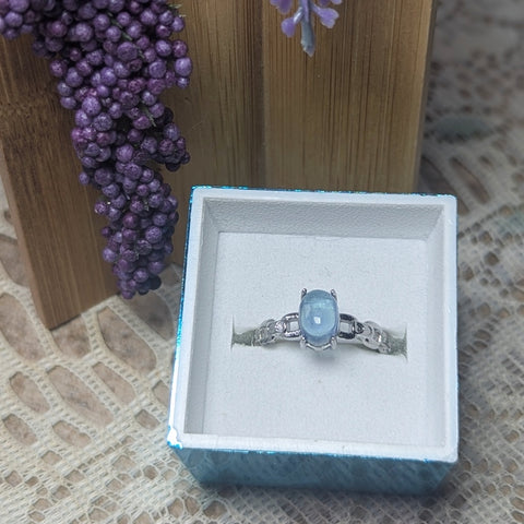 Aquamarine Ring~JSTAQR08