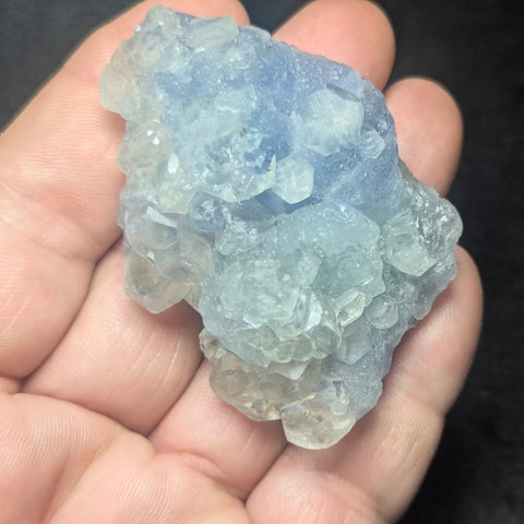 Blue Fluorite & Calcite Specimen~CRBFCS01