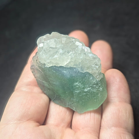 Blue Fluorite & Calcite Specimen~CRBFCS08
