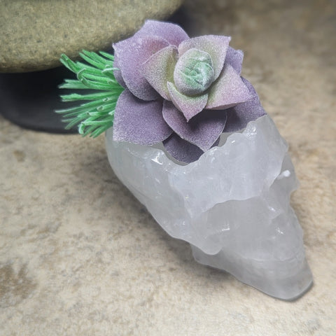 Quartz Skull Bowl ~CRQTZSK2