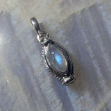 Rainbow Moonstone Mini Locket Pendant~JSSRMLKT