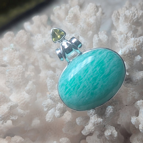 Amazonite Pendant~JSSAMAZ2