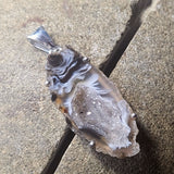 Ocho Geode Agate Pendant~JSSAOGP2