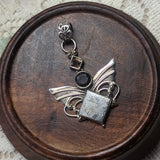 Meteorite, Onyx, Smoky Quartz Pendant~JSSMETP1