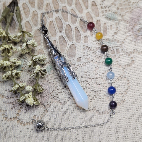 Opalite Chakra Pendulum~PENDCOPA