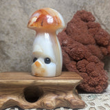 Carnelian Mushroom Critter~CRCMUSH2